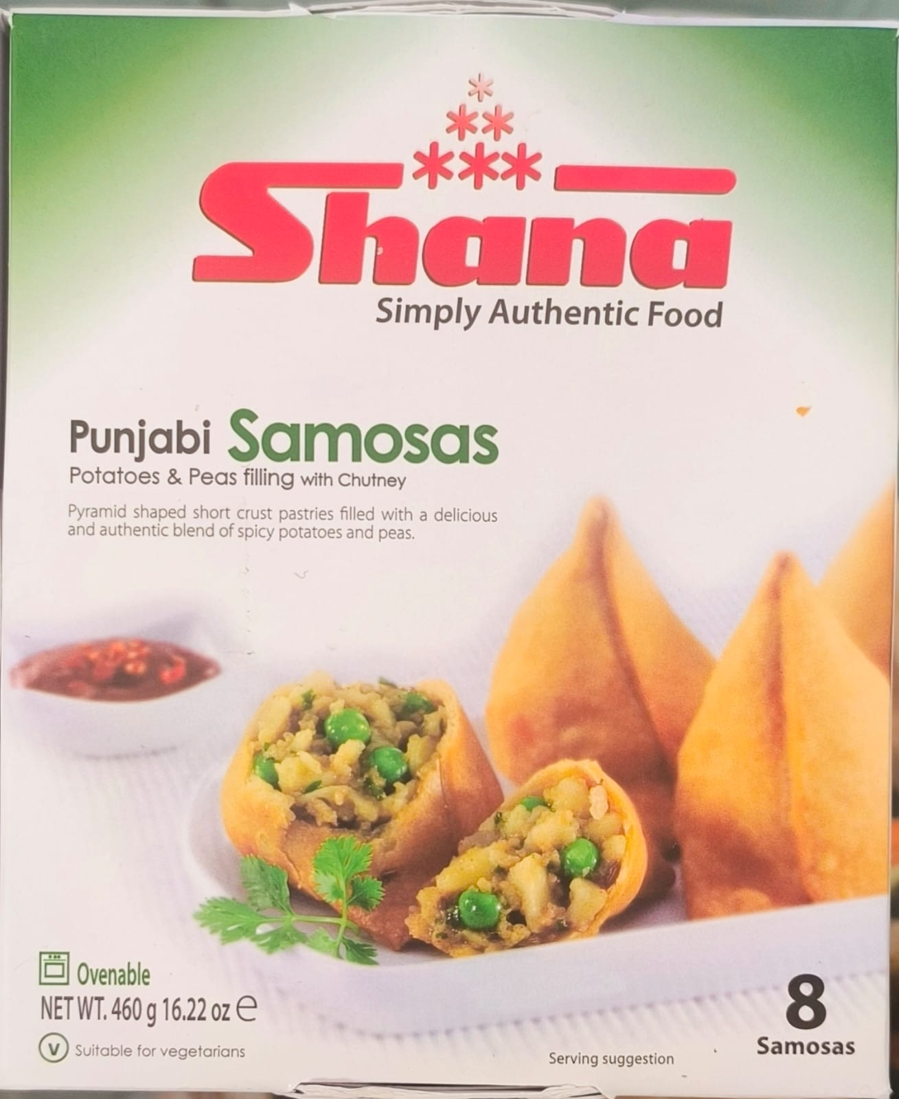 Shana Punjabi Samosa 8 Pcs 460G