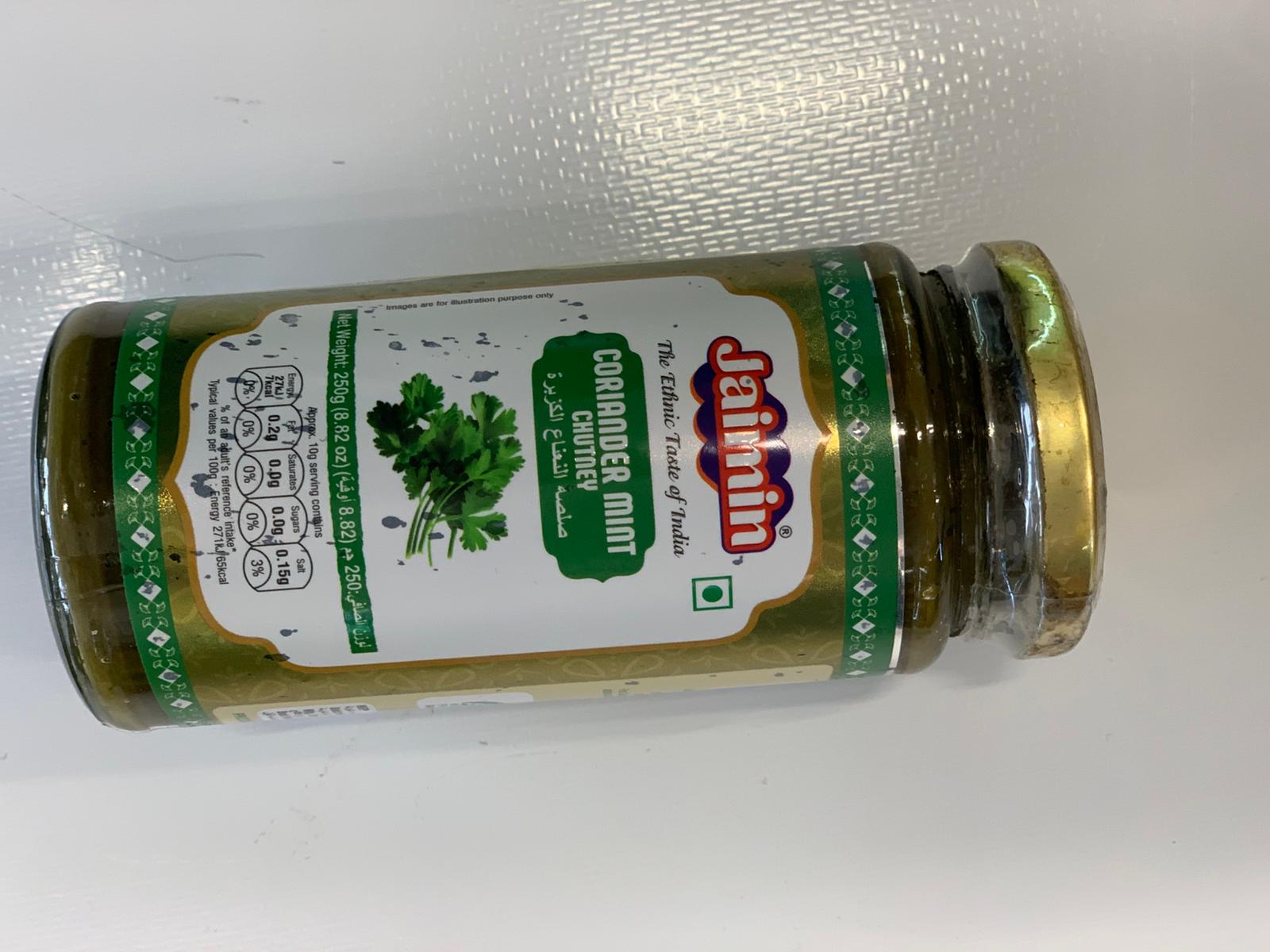 Jaimin Coriander Mint Chutney 250G
