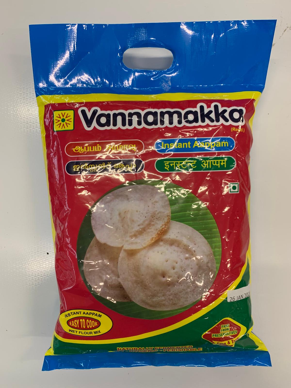 Vannamakka Appam Instant Batter