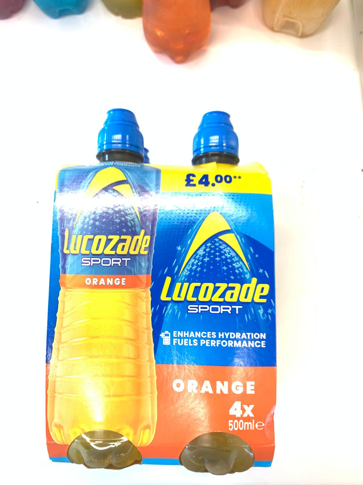 Lucozade Orange 4 Pack