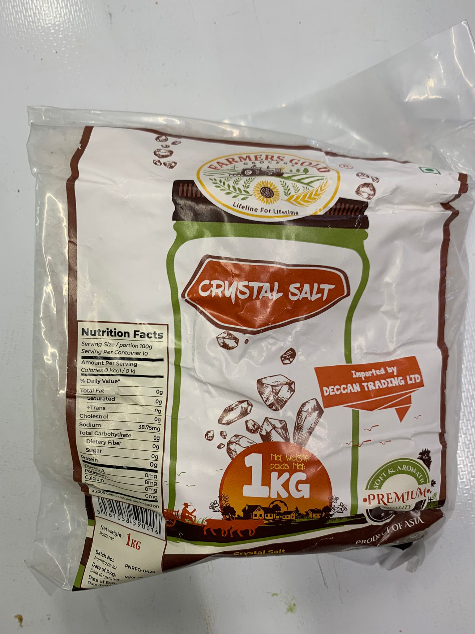 Farmers Gold Crystal Salt 1KG