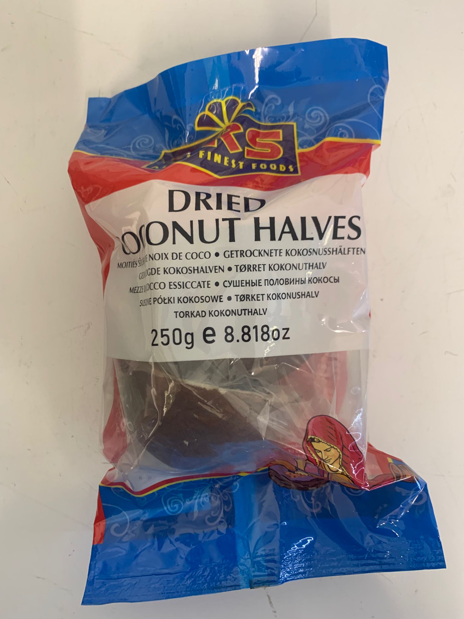 TRS Dried Coconut Halves 250G