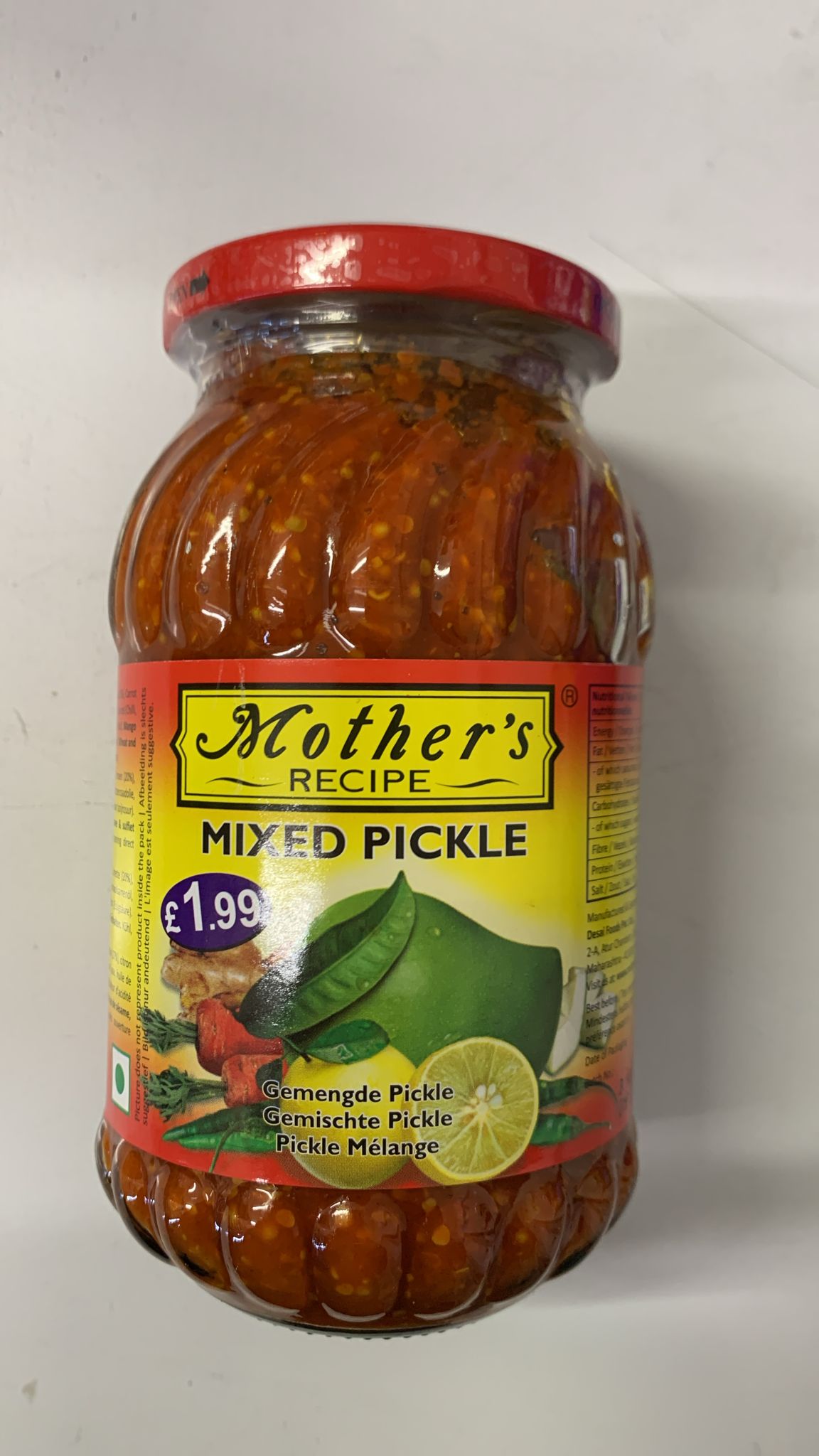 Mother's Recipe Mixed Pickle 500G