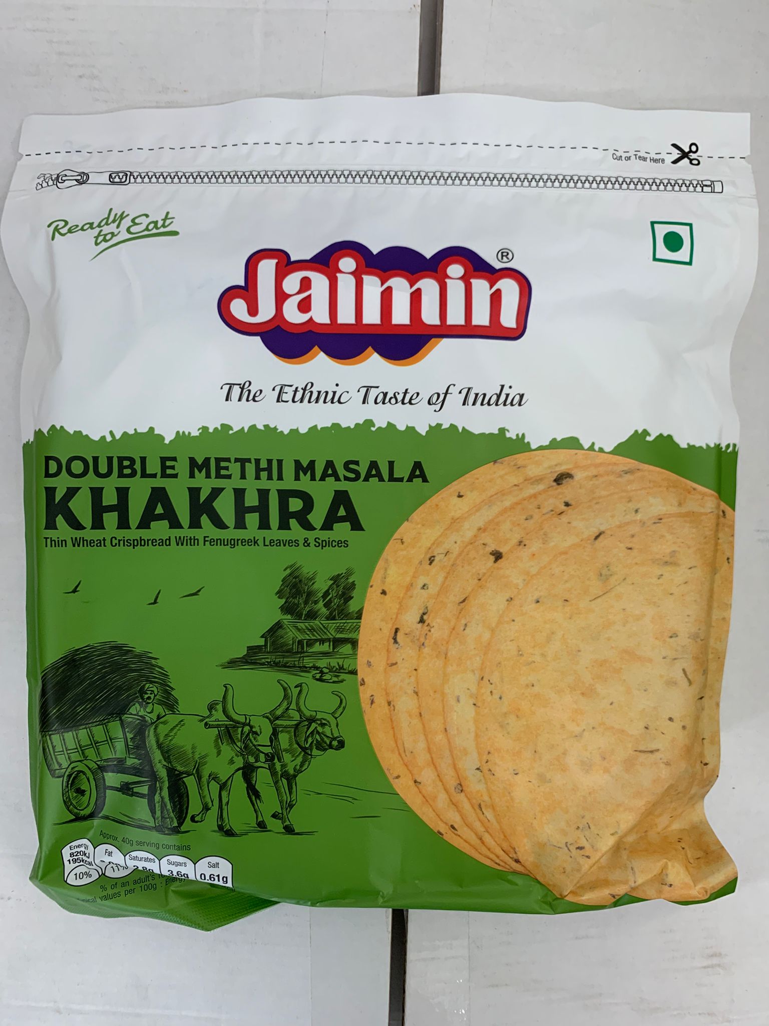 Jaimin Double Methi Masala Khakhra 200G