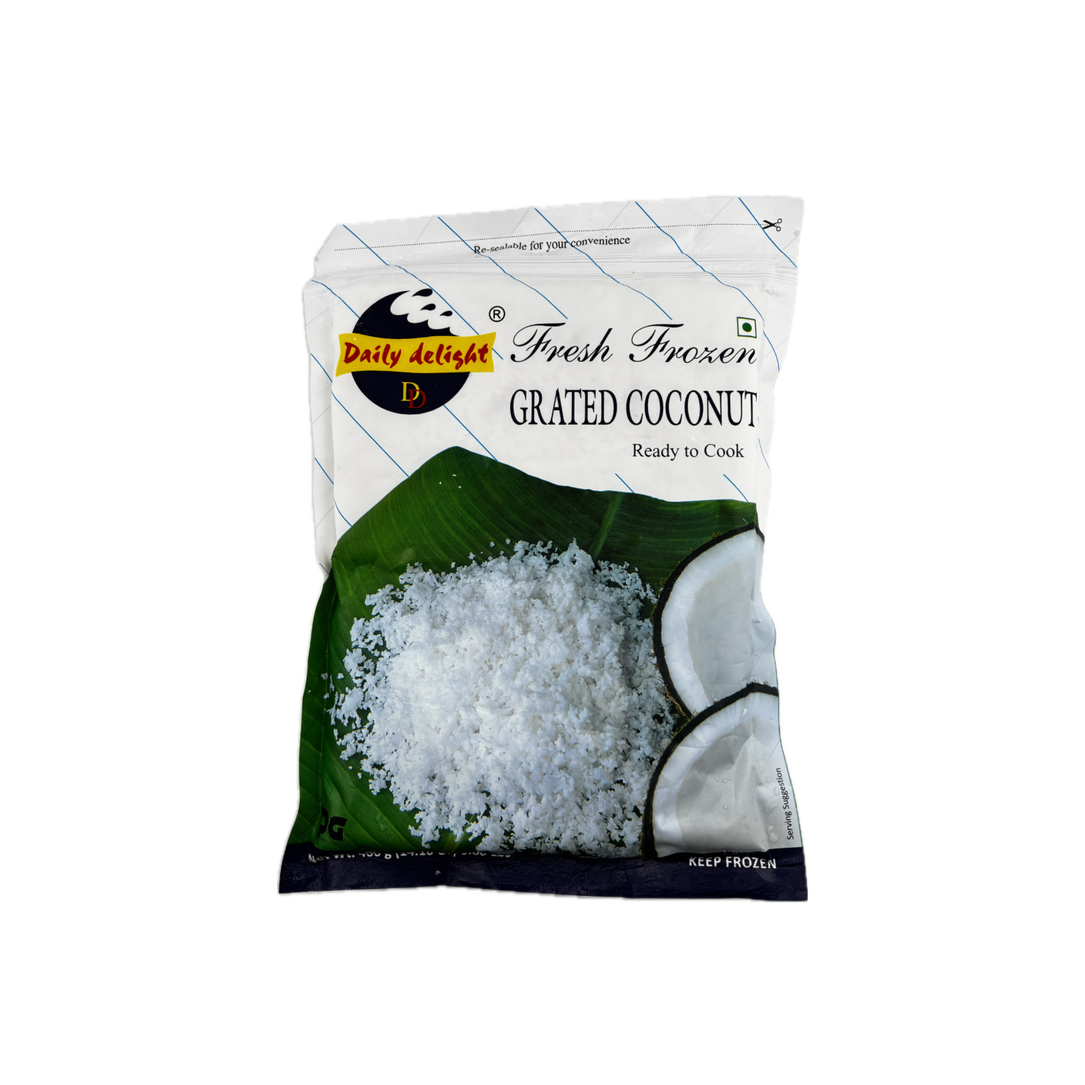GRATED COCONUT DAILY DELIGHT 400GRM