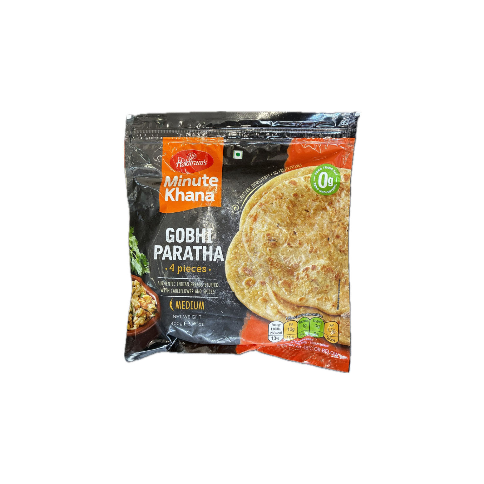 Haldiram's Frozen Gobi Paratha 400G