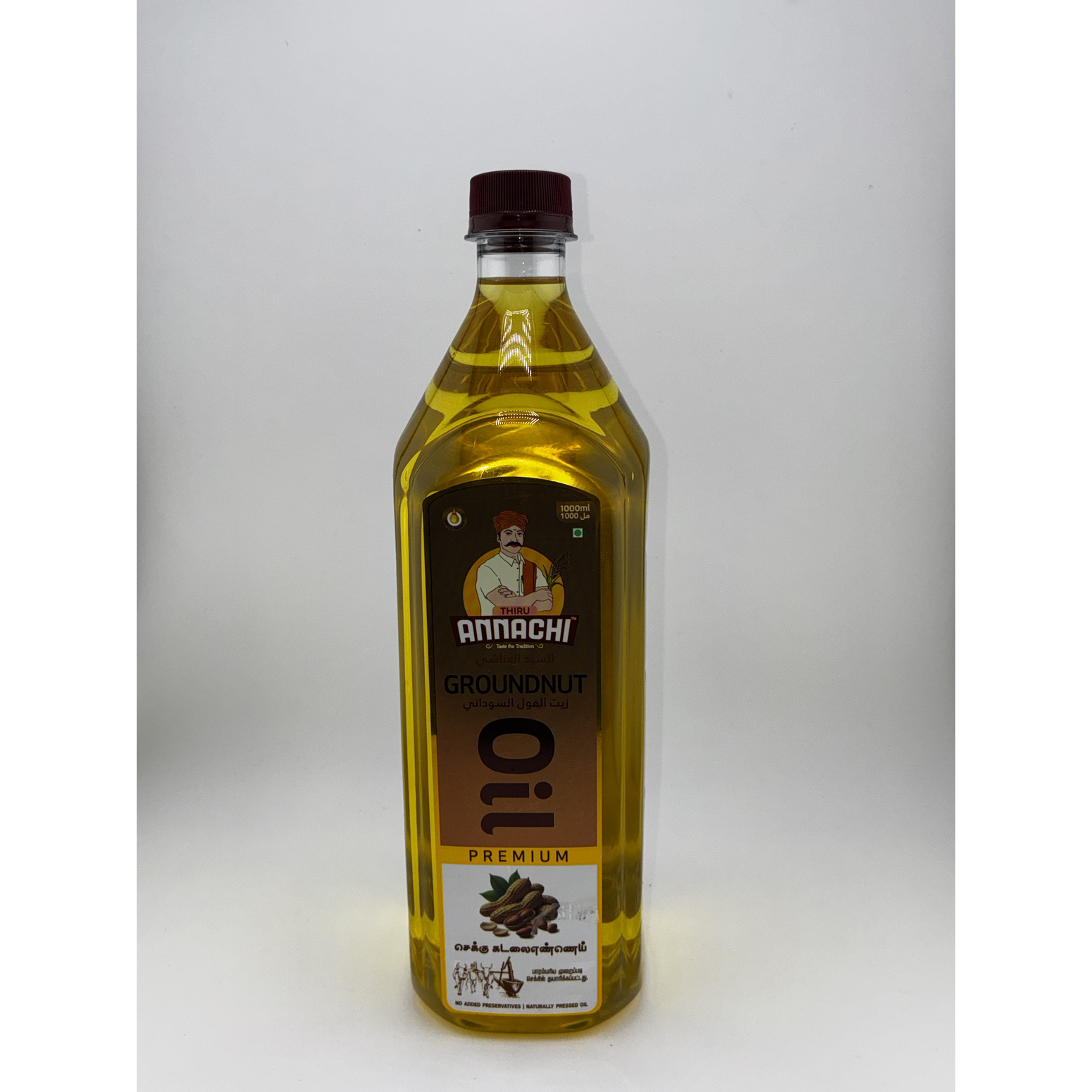 Annachi Cold Pressed Groundnut Oil 1L