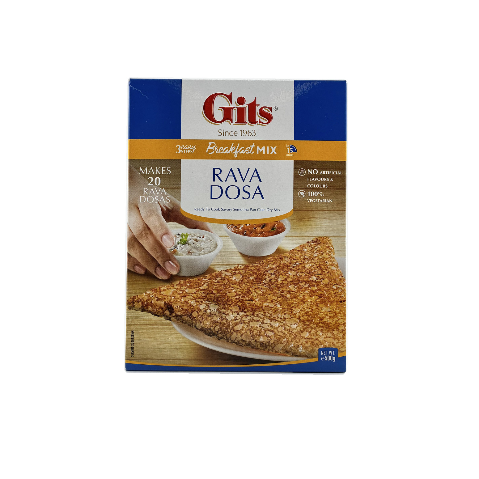 Gits Rava Dosa Mix 500G