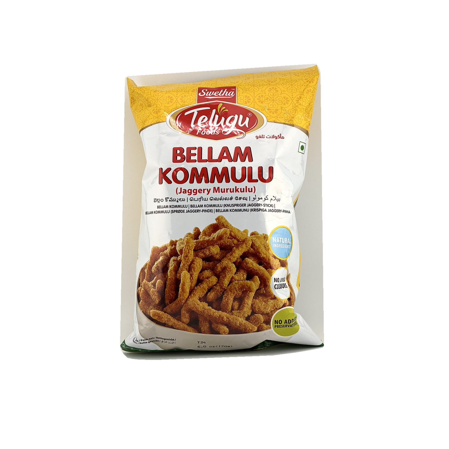 Telugu Foods Bellam Kommulu 170G