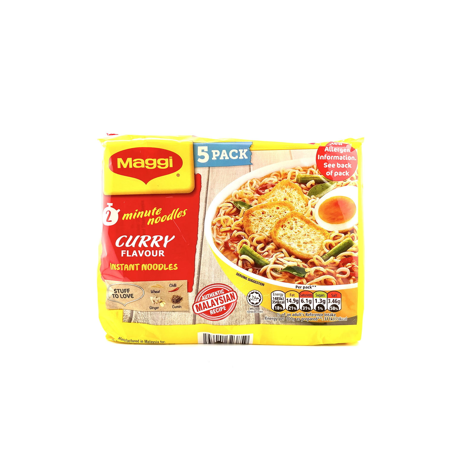 Maggi Curry Noodles 5 * 79G