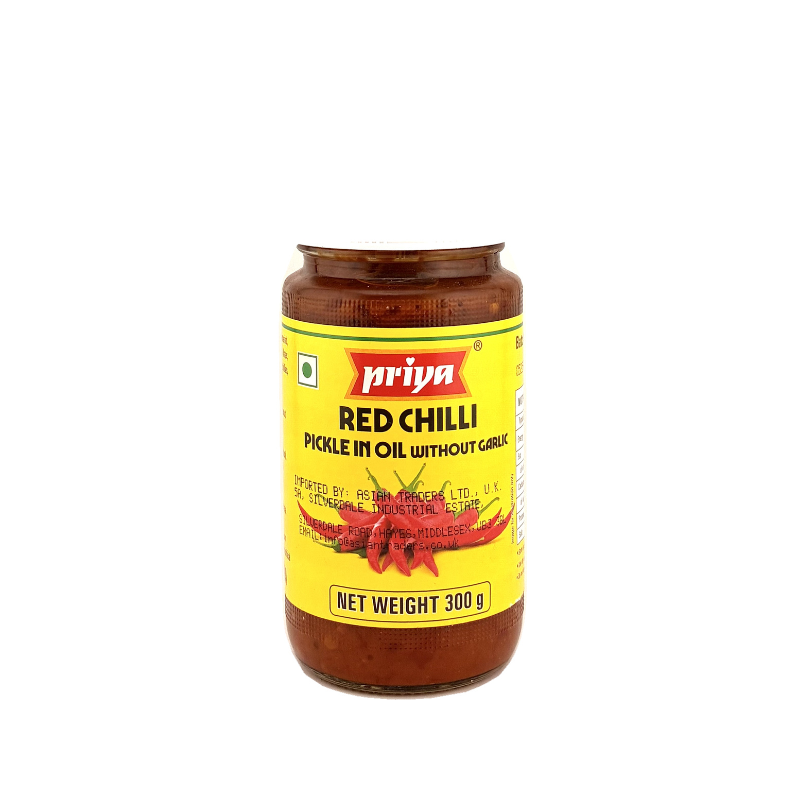 Priya Red Chilli Pickle 300G