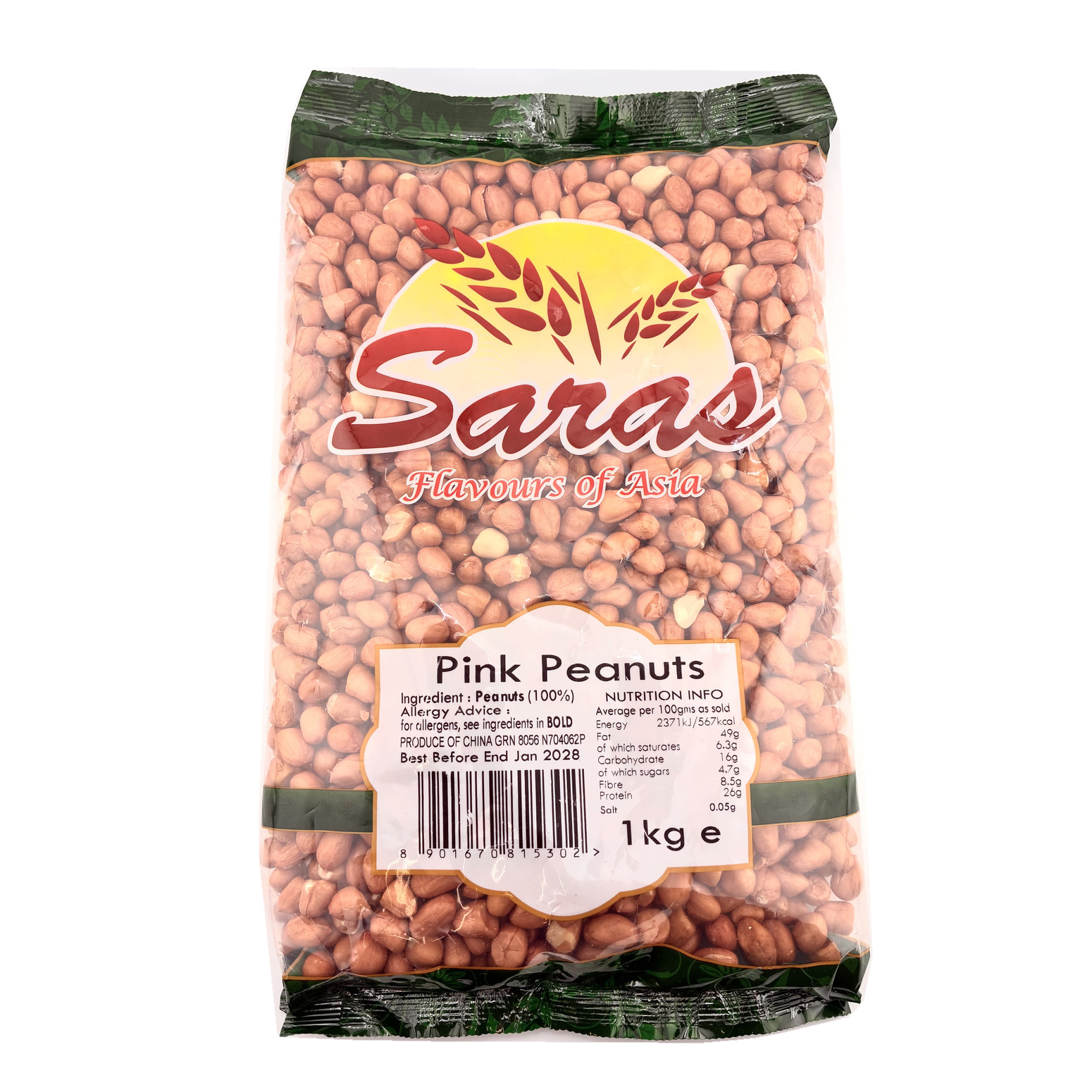 Saras Pink Peanut 1KG