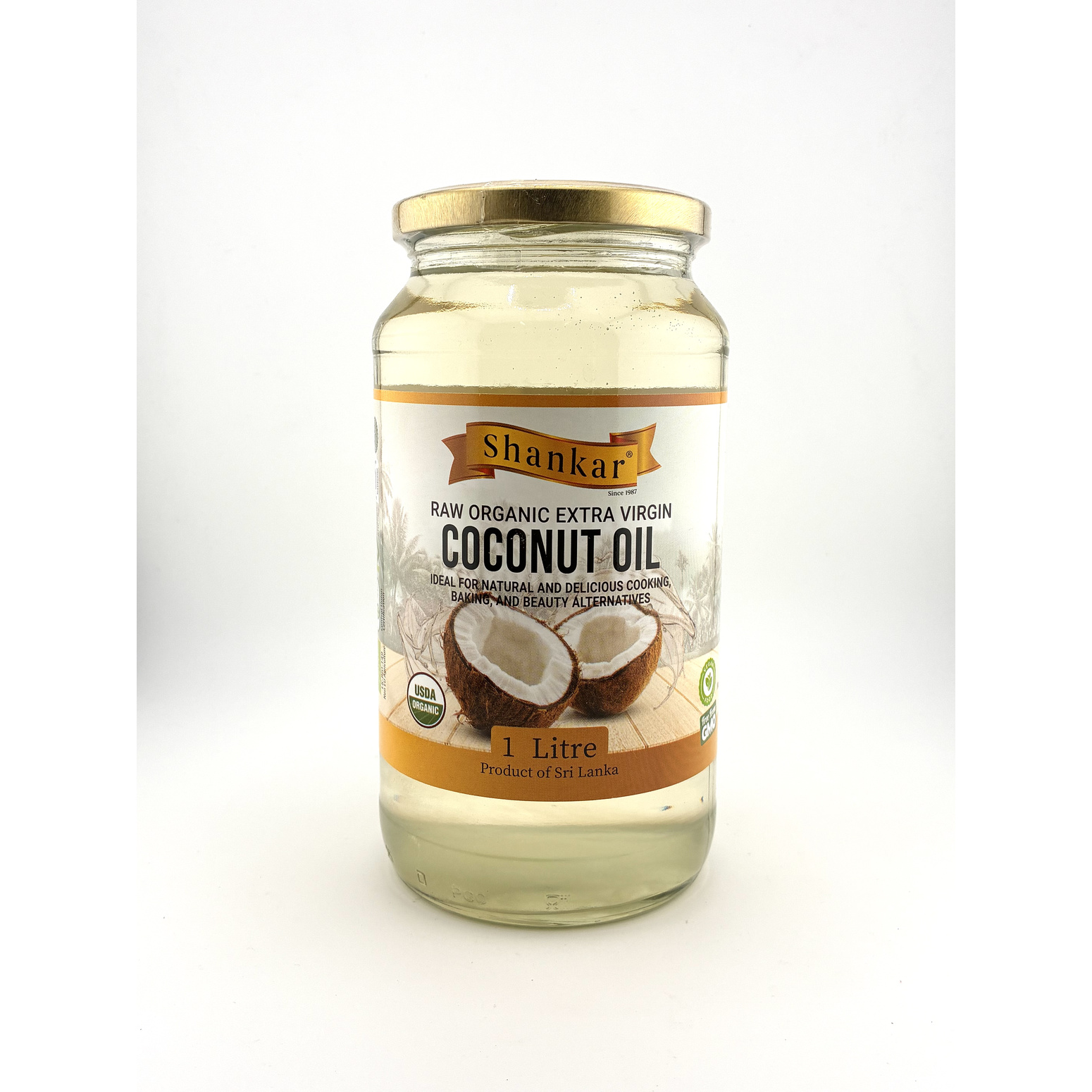 Shankar Raw Organic Extra Virgin Coconut Oil 1L