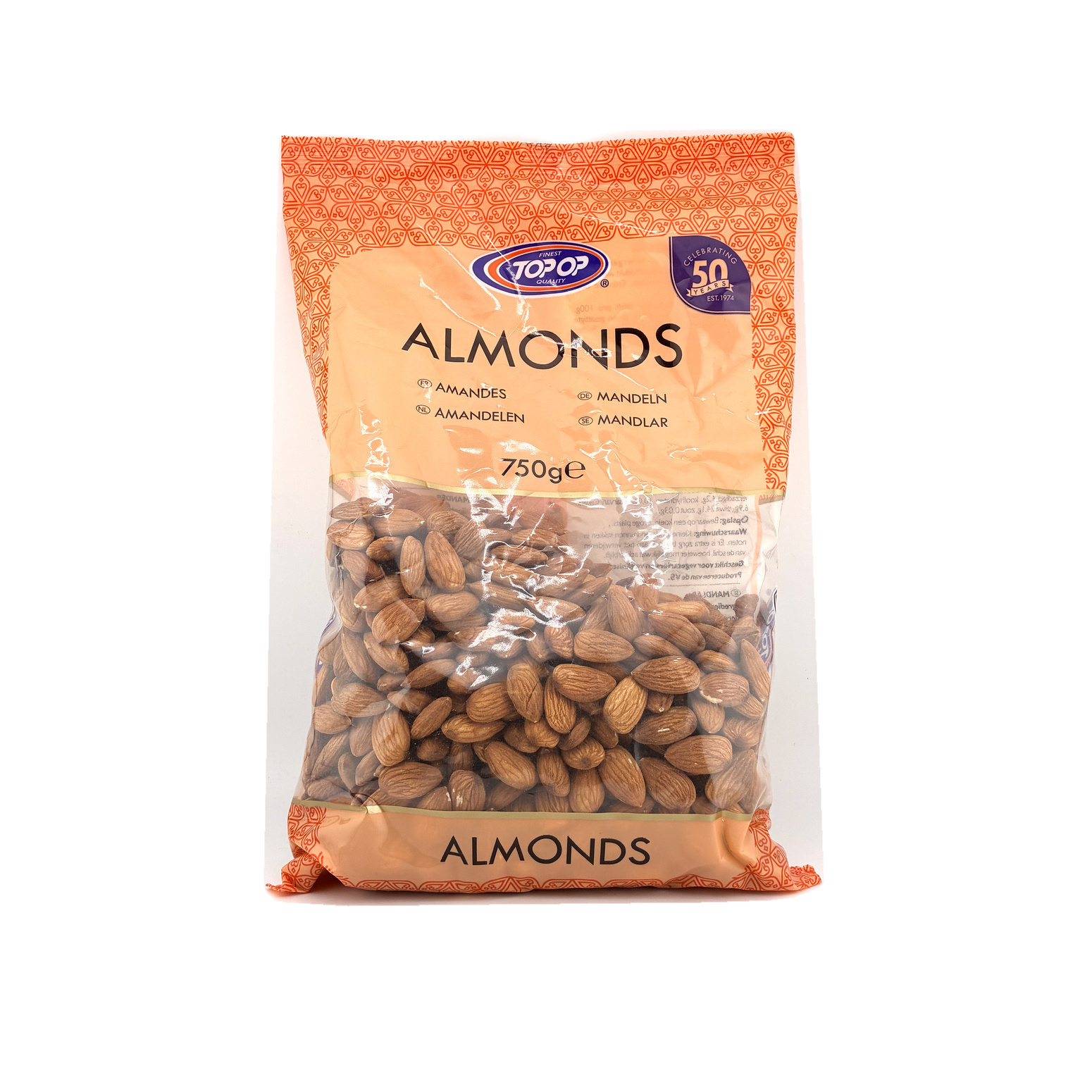 Topop Almonds 750G