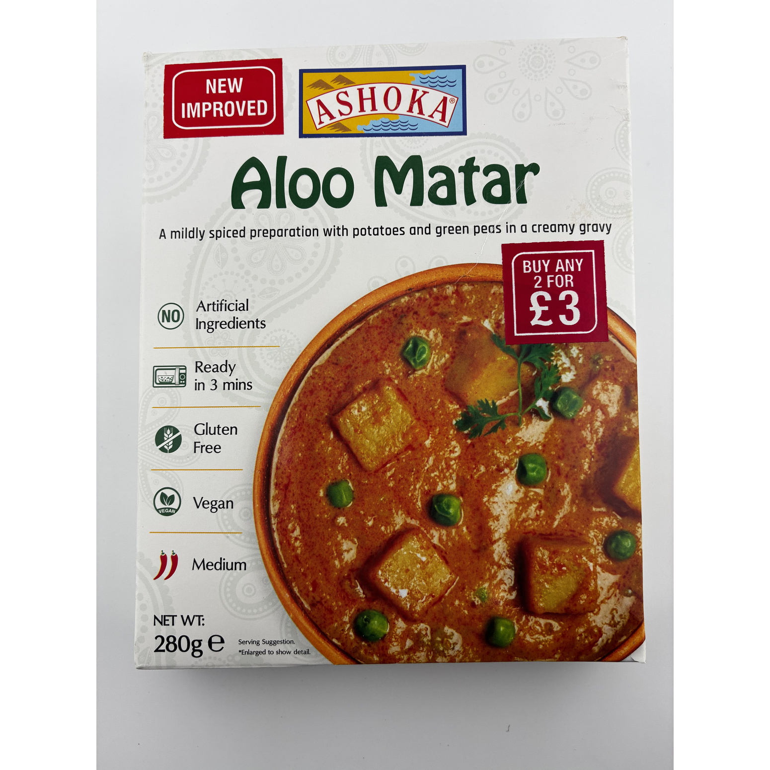 Ashoka Aloo Matar 280G