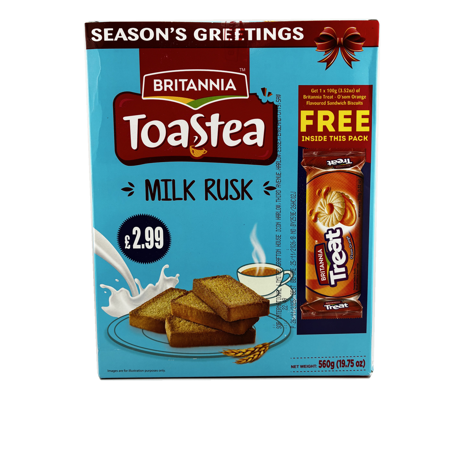Britannia Toastea Milk Rusk 560G