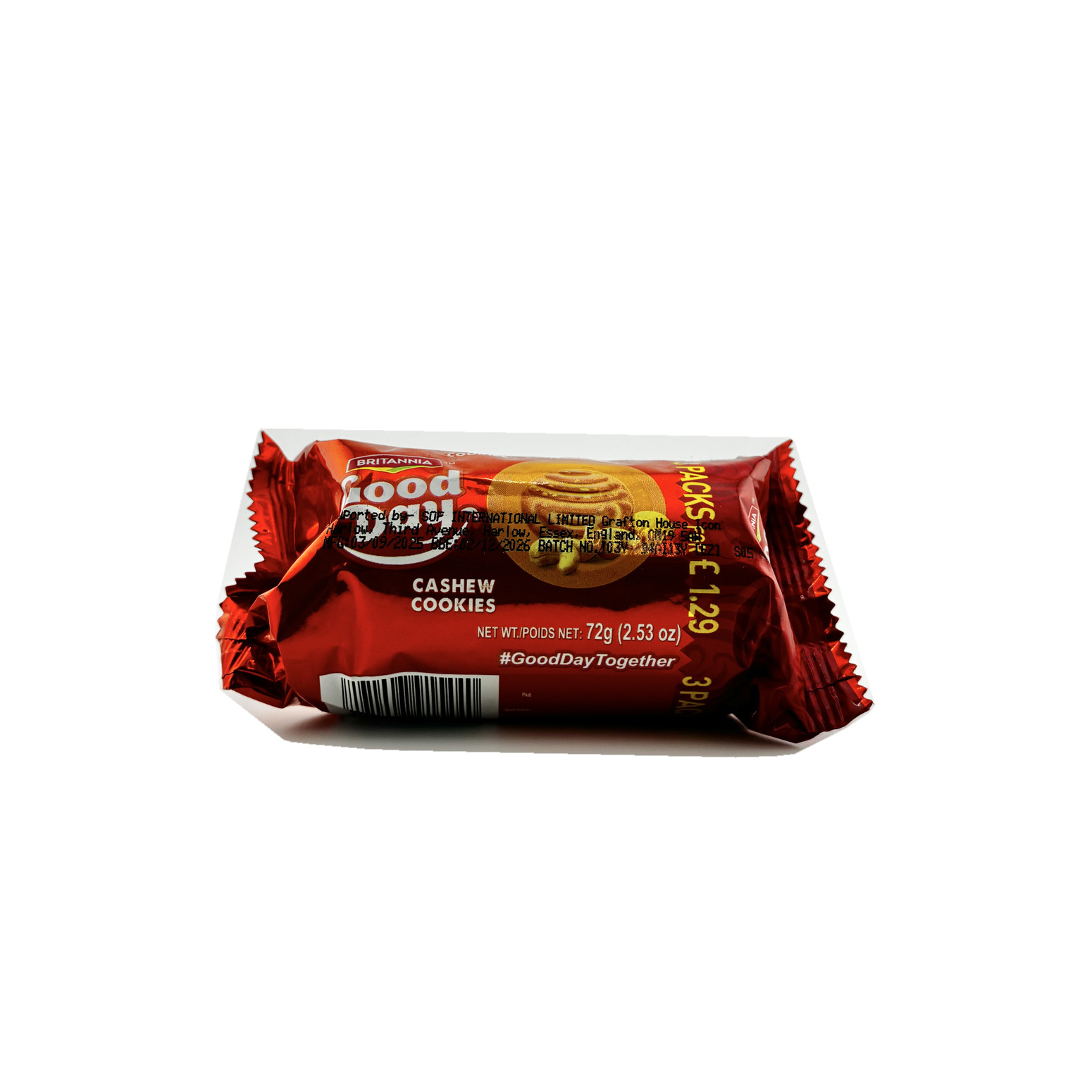 Britannia Good Day Cashew 72G