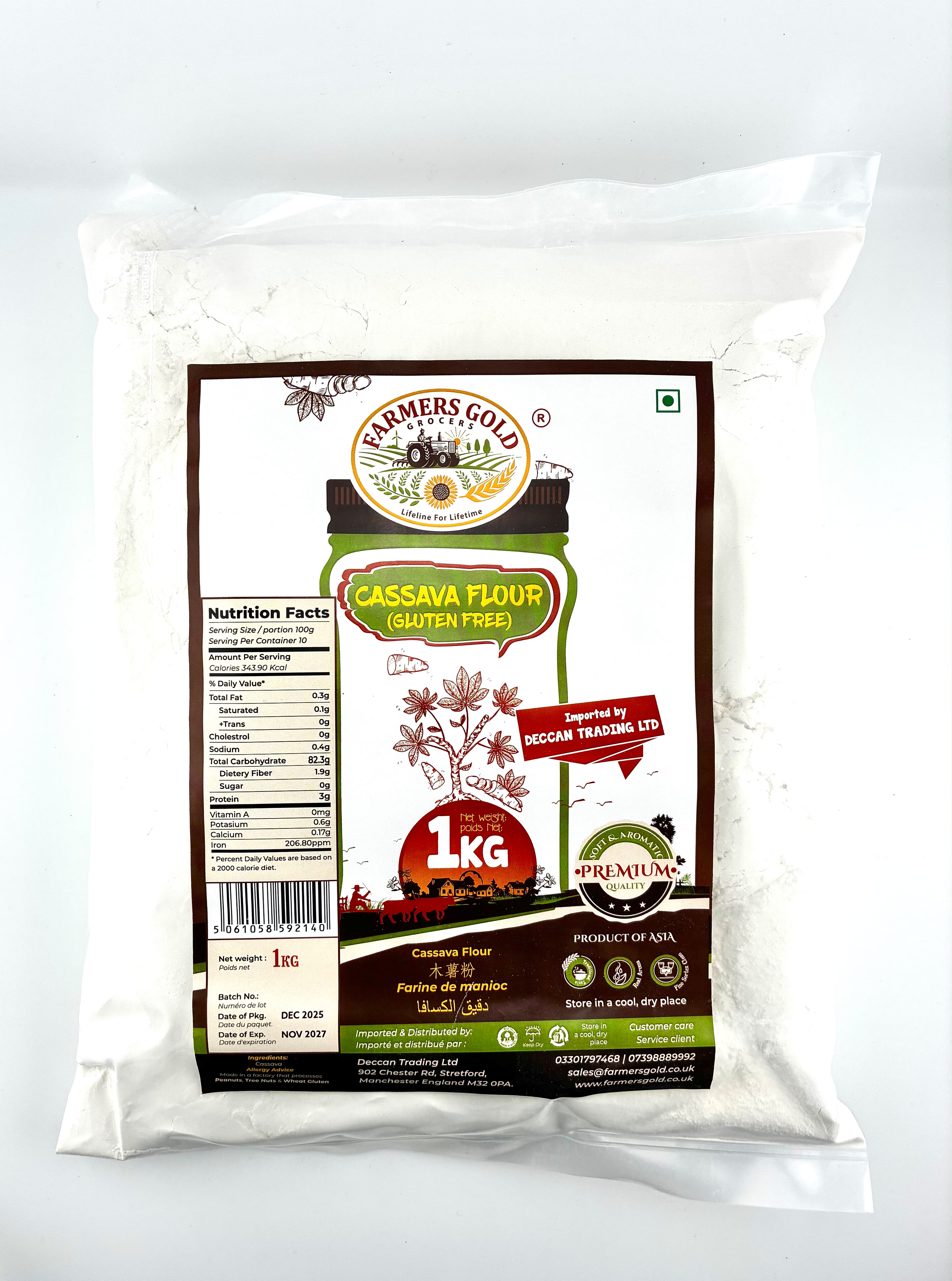 Farmers Gold Cassava Flour 1Kg