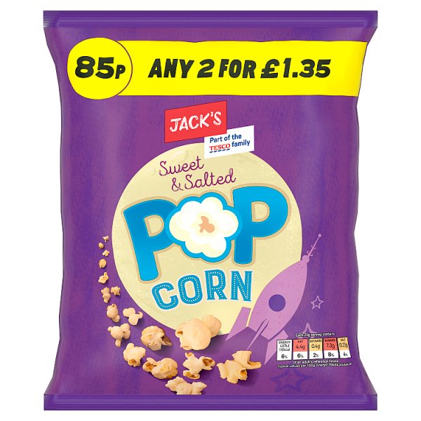Jack's Sweet & Salty Popcorn Pm ? 50G