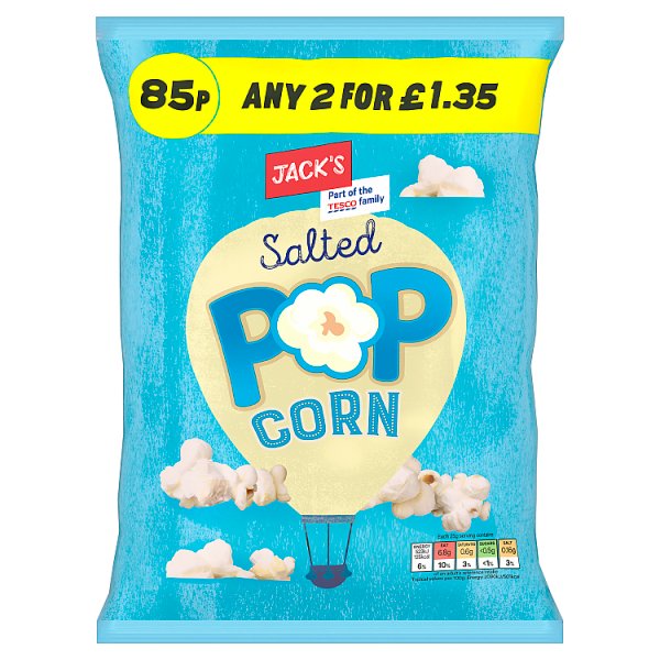 Jack's Salted Popcorn Pm ? 50G