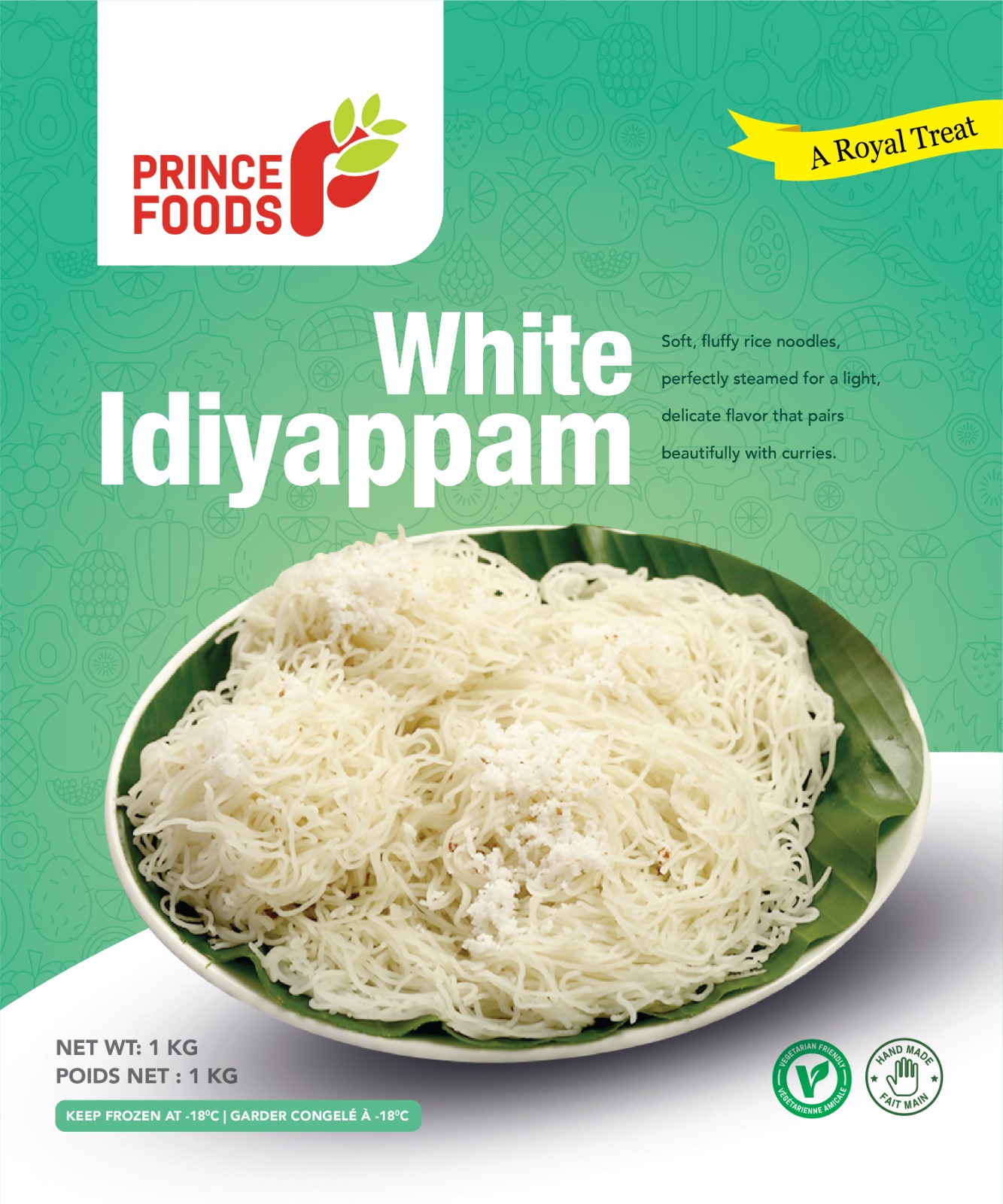 Prince Foods Iddiyappam White 1KG